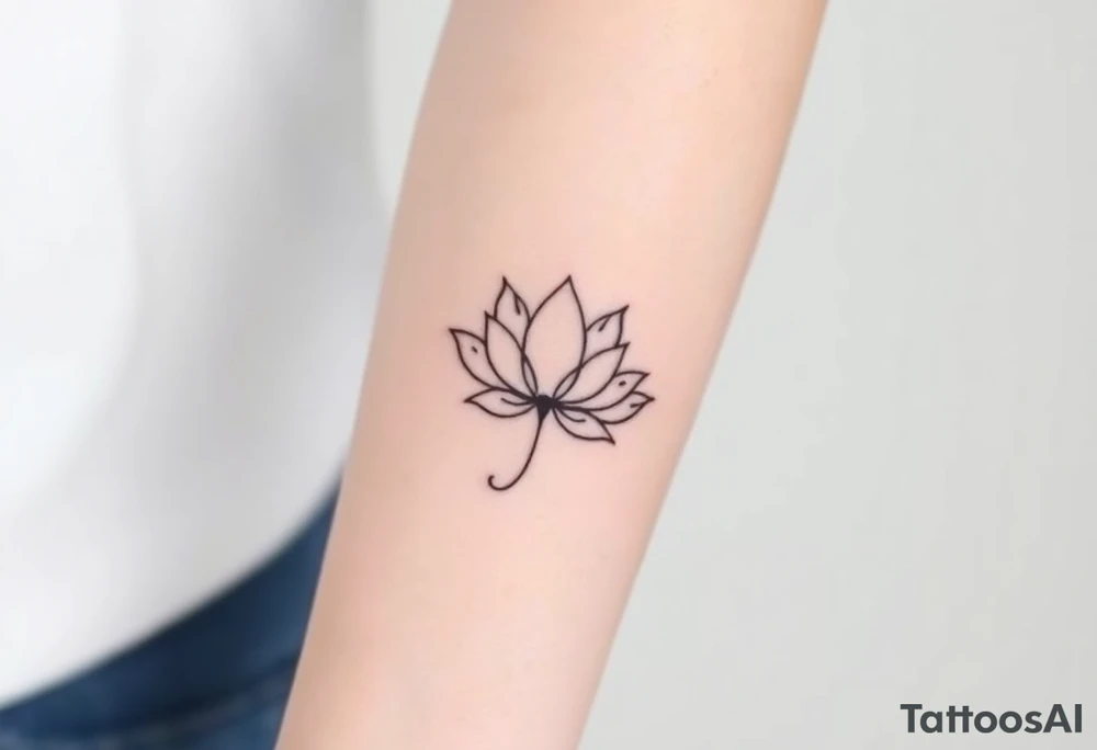 Lotus tattoo idea