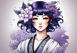 Hinata hyuga lilac tattoo idea