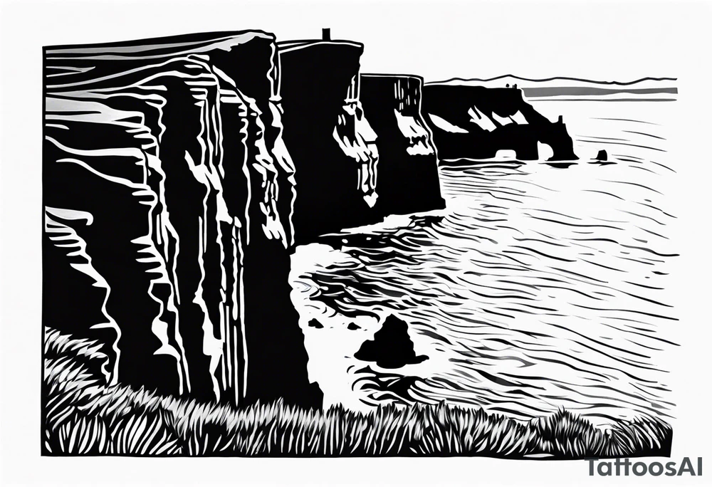 Cliffs of Moher tattoo idea