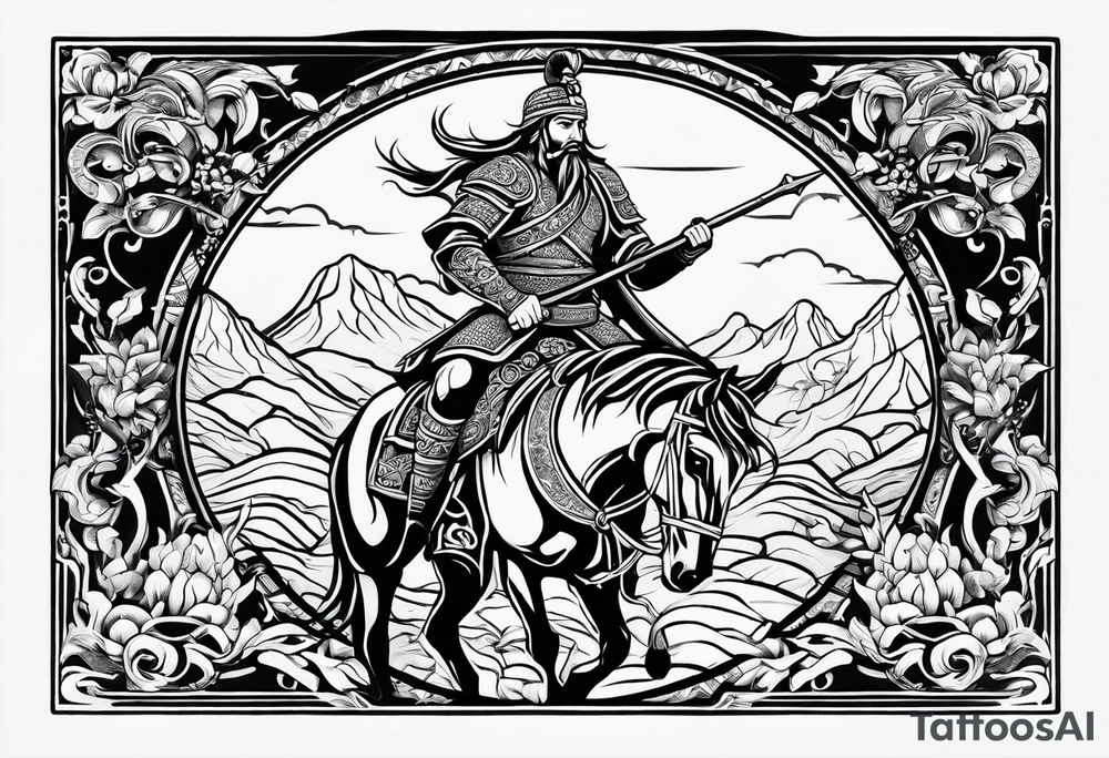war and love of the Scythians tattoo idea