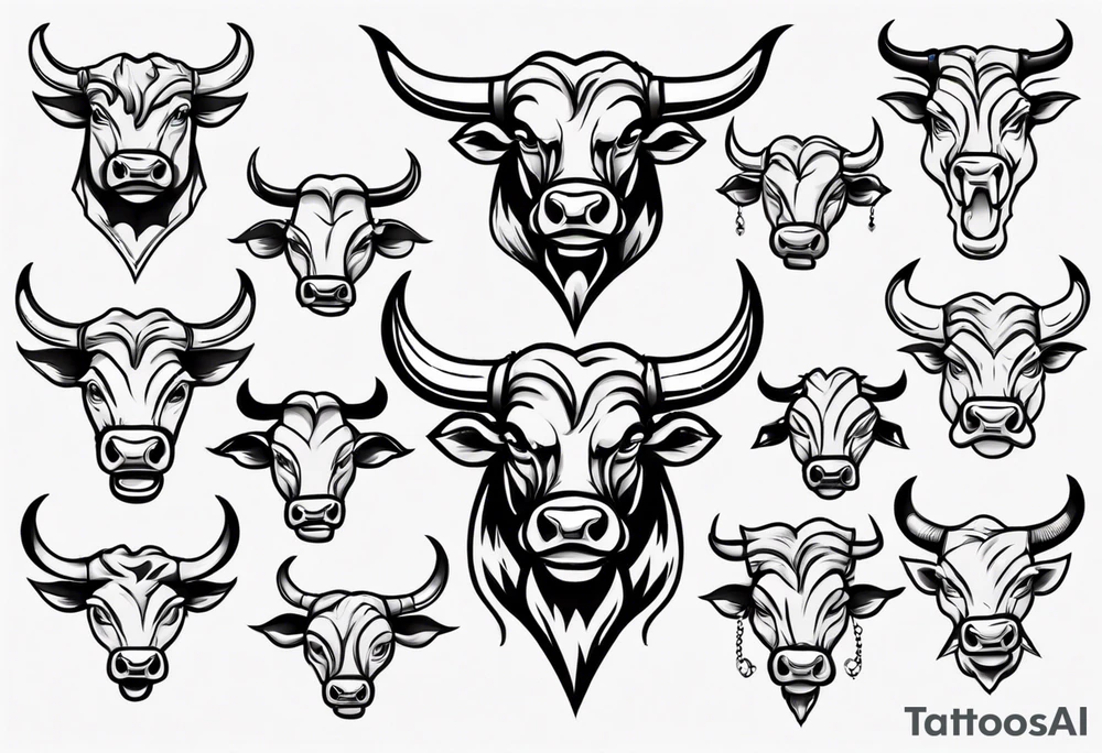 bull tattoo idea