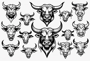 bull tattoo idea
