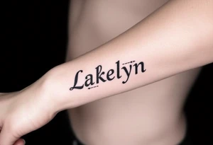 Nordic
Names Lakelyn tattoo idea