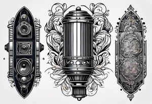 line array tattoo idea