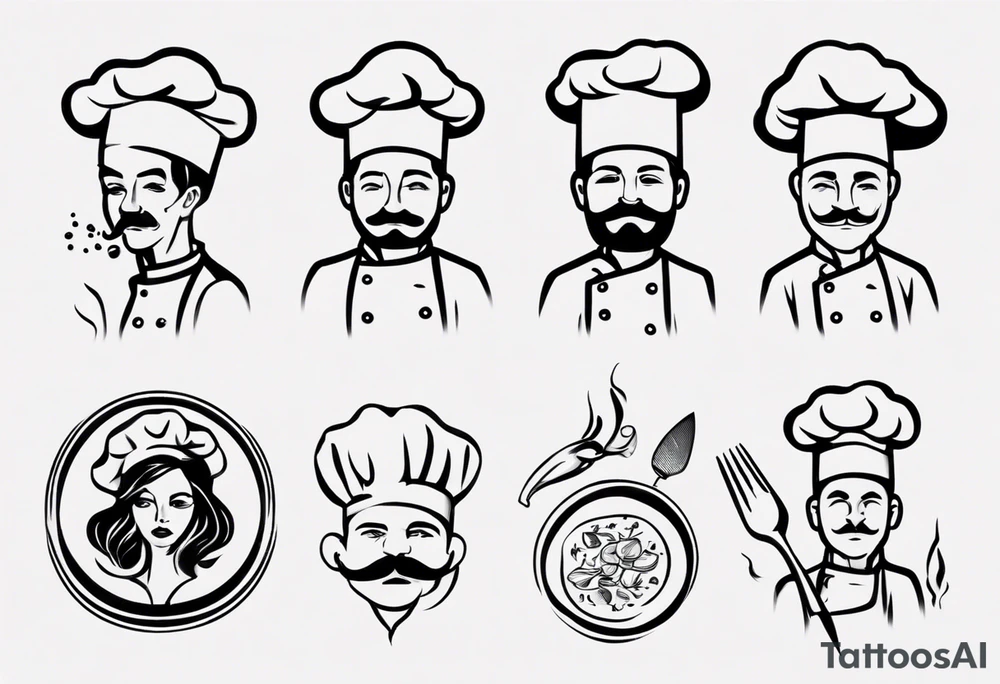 chef inspired tattoo idea