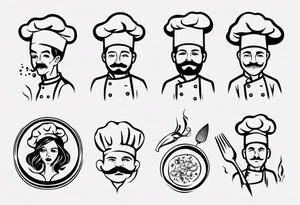 chef inspired tattoo idea