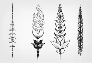 spine tattoo tattoo idea
