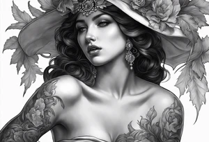 scary nemesis tattoo idea