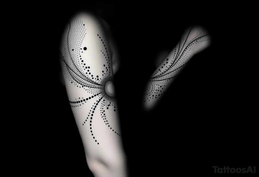 Размытые линии и 
 Мистика. Мифология tattoo idea