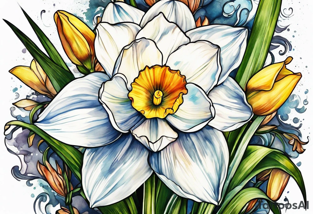 Narcissus tattoo idea