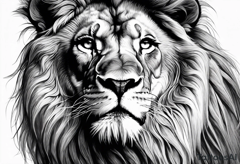 lion, tough, scary, god, tattoo idea