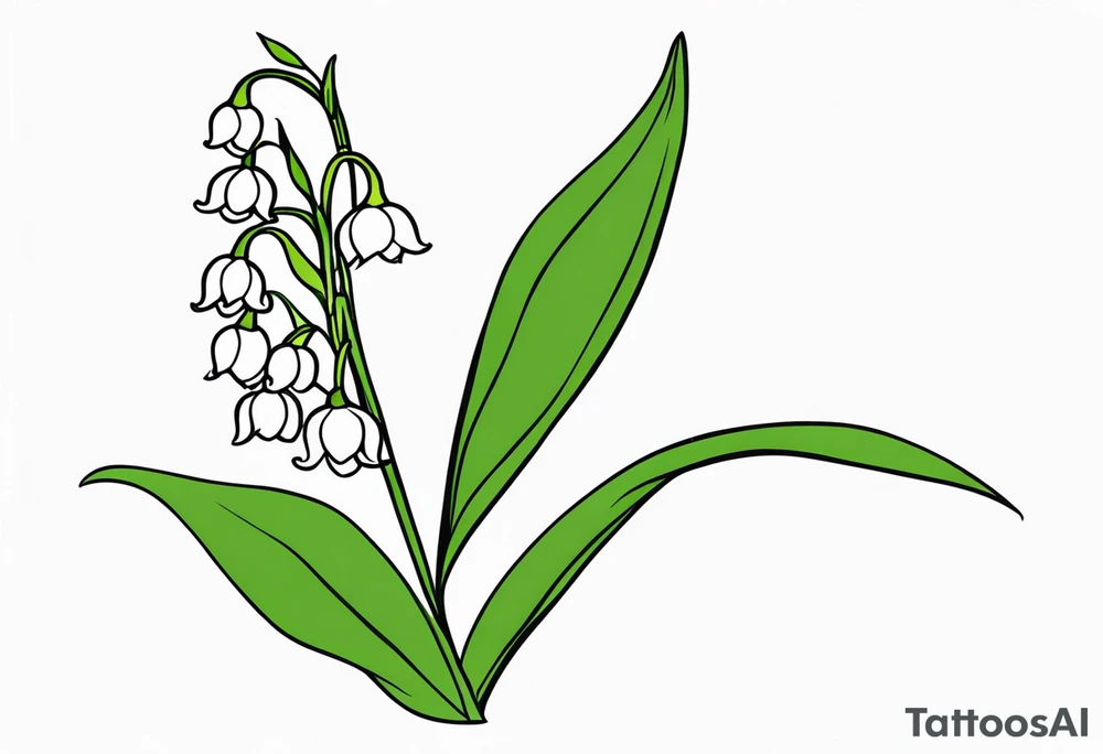Lily of the valley tattoo idea