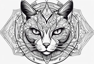 Black Cat tattoo idea