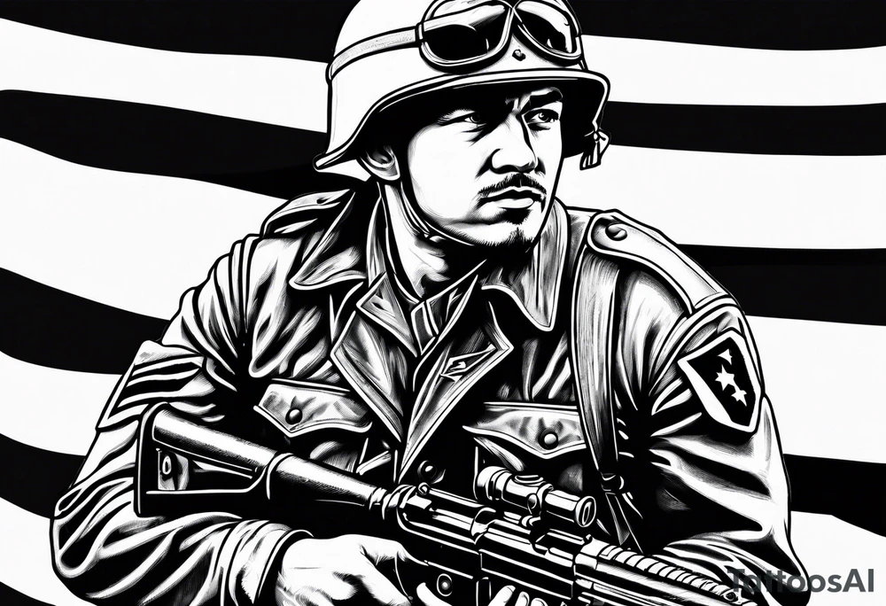 German ww2 soldier tattoo idea