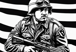 German ww2 soldier tattoo idea