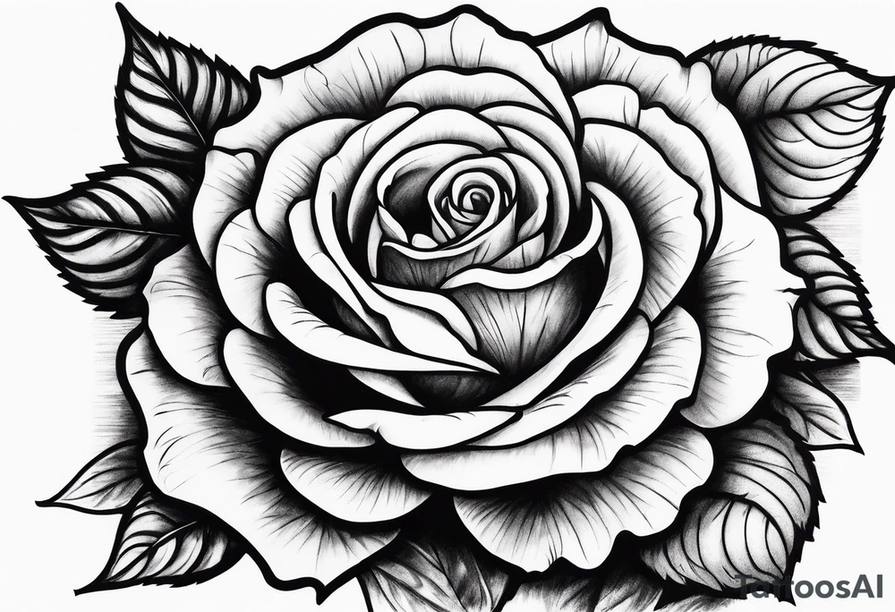 Rose pedals tattoo idea