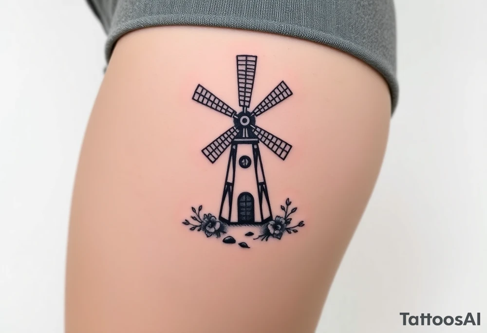Windmill tattoo idea