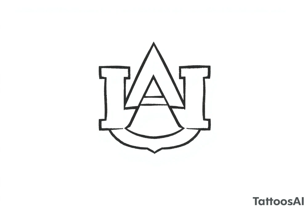 Auburn symbol tattoo idea