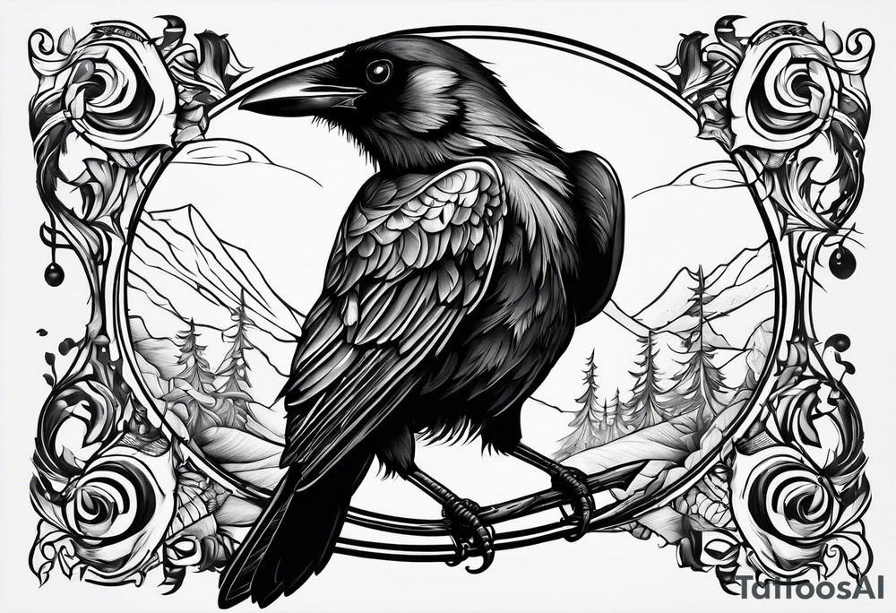 crows tattoo idea
