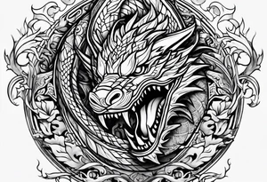 Wyrm tattoo idea