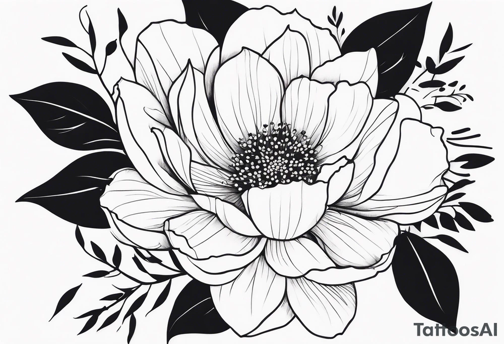 Floral sleeve tattoo idea