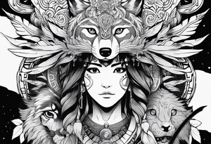 Princess momonoke tattoo idea
