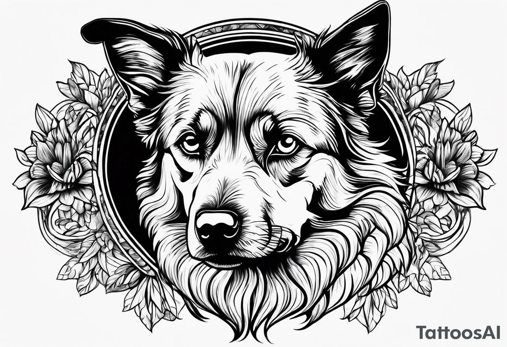 Dog cat tattoo idea