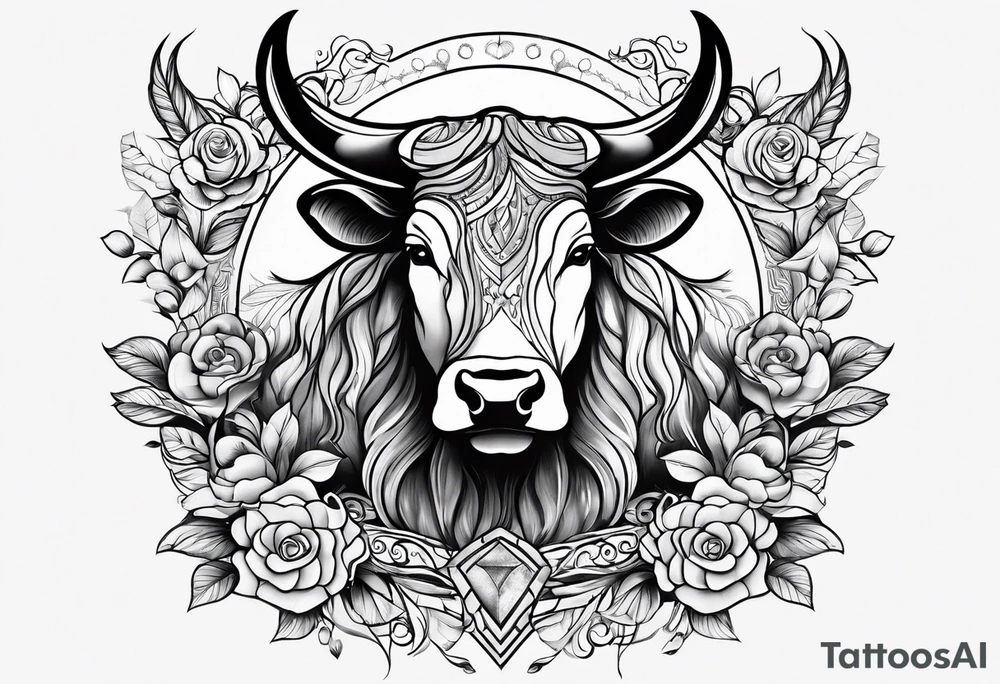 Mother son taurus tattoo idea