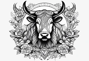 Mother son taurus tattoo idea