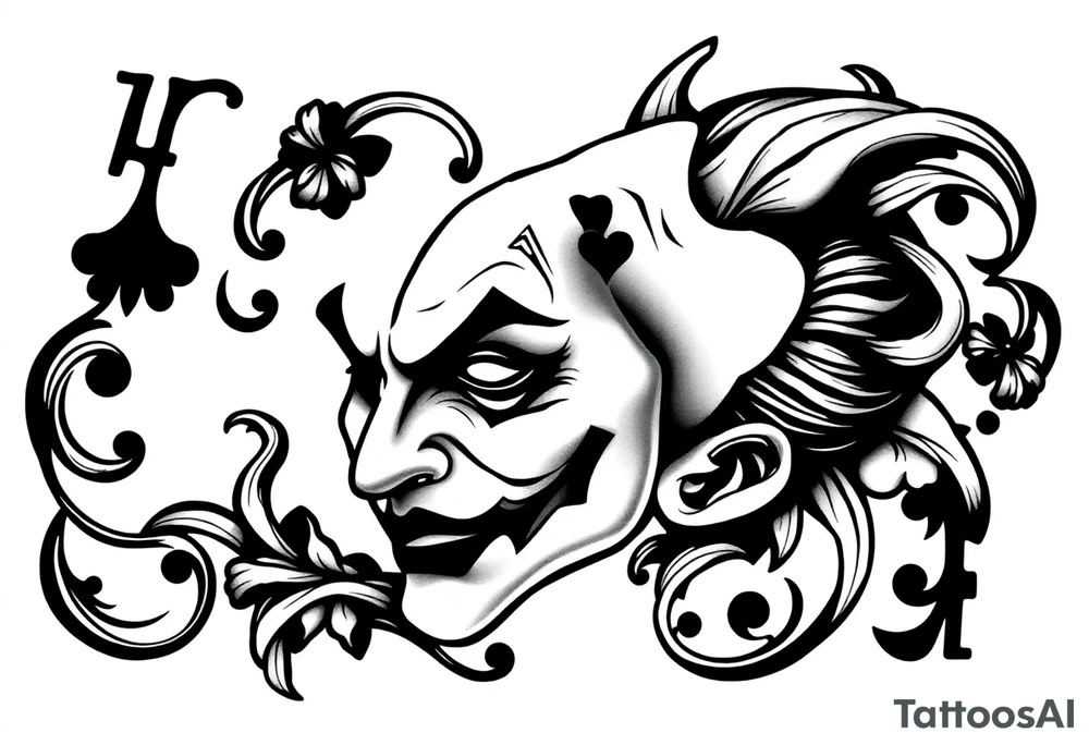 Joker's card tattoo idea