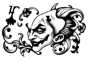 Joker's card tattoo idea