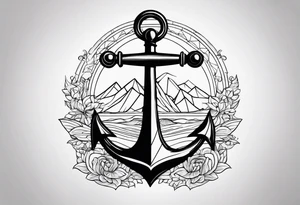 Anchor 
Not all who wander are lost tattoo idea