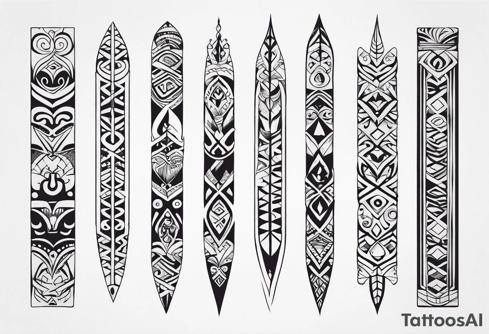 maori tribal  spine tattoo tattoo idea