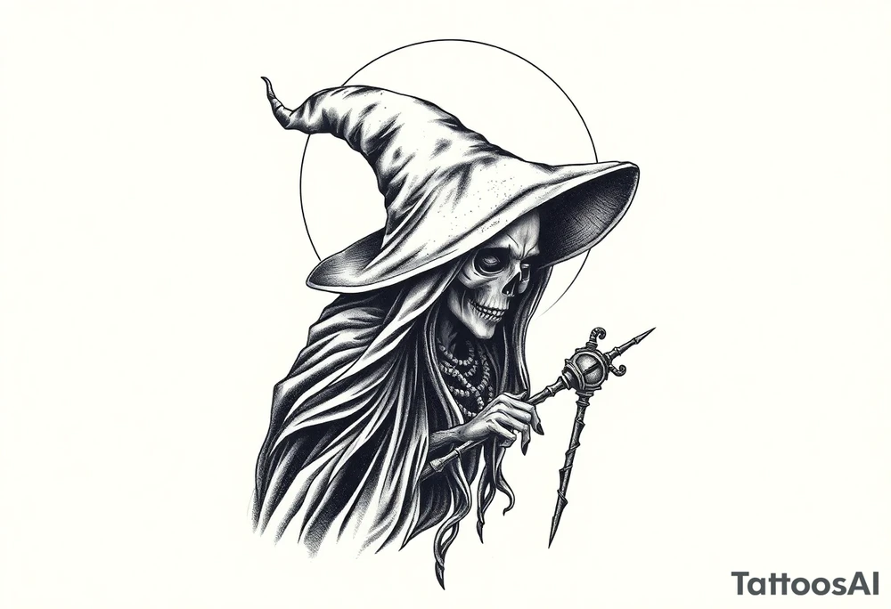 Shadow of the witch tattoo idea