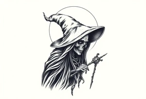 Shadow of the witch tattoo idea