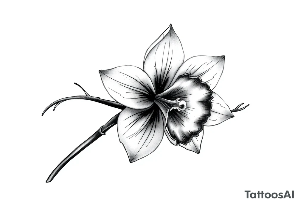 Narcissus  on forearm tattoo idea