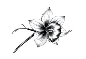 Narcissus  on forearm tattoo idea