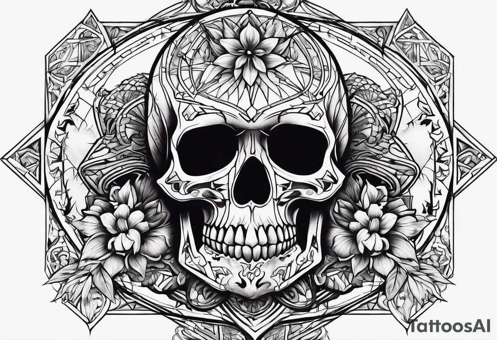 living death tattoo idea