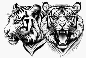 Tiger tattoo tattoo idea