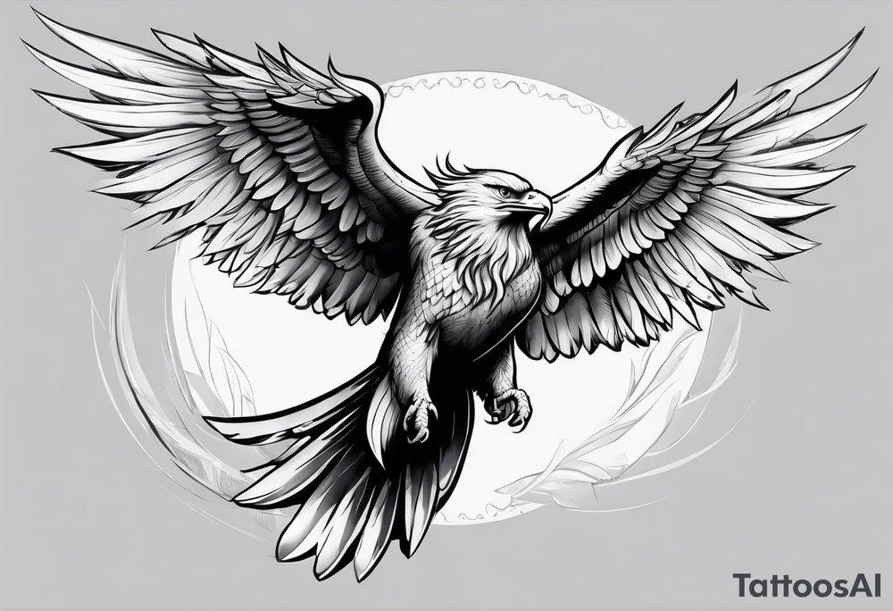 A Valkyrie in flight tattoo idea