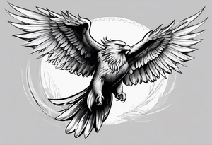 A Valkyrie in flight tattoo idea