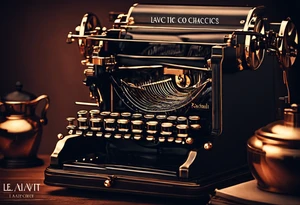 small written quote with type writter machine style saying  "L a v i t a  è  c i ò  c h e  t i  a c c a d e  m e n t r e  s e i  i m p e g n a t o  a  f a r e  a l t r i  p r o g e t t i." tattoo idea