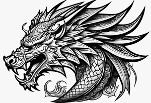 Valhalla dragon tattoo idea