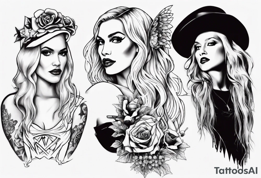 gwen stefani and stevie nicks tattoo idea