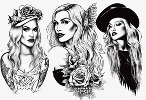 gwen stefani and stevie nicks tattoo idea