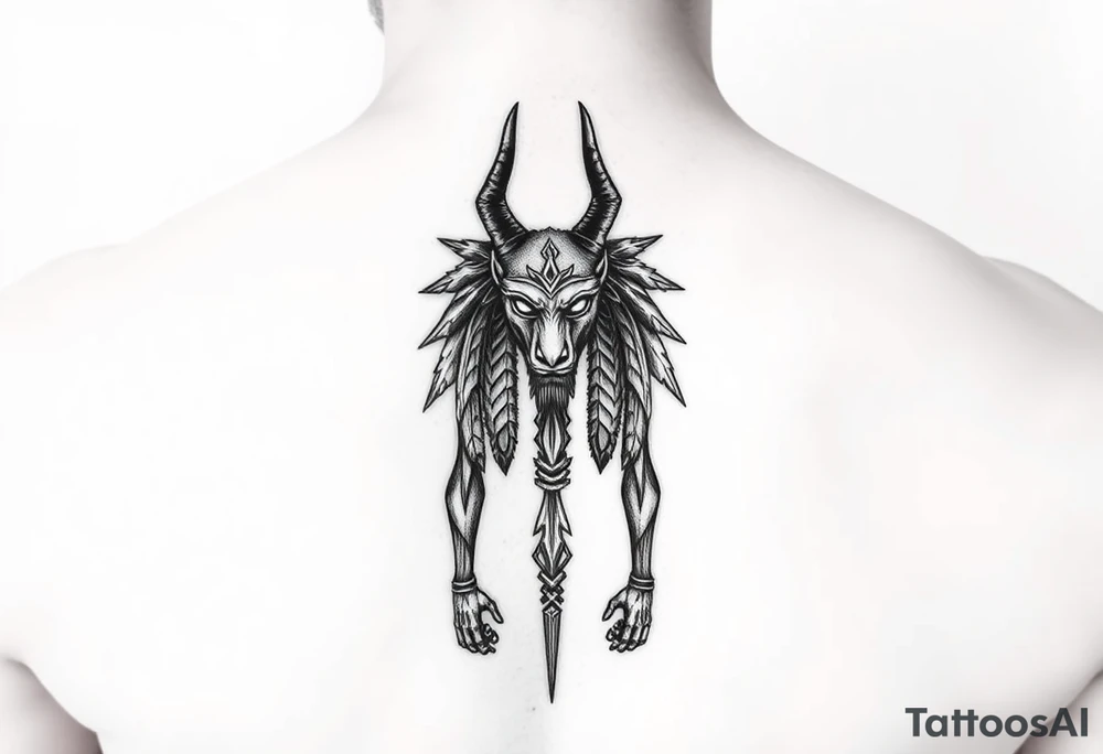 anubis tattoo idea