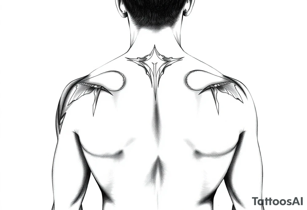 Nude black male tattoo idea