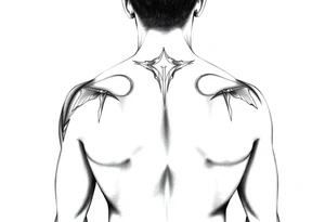 Nude black male tattoo idea