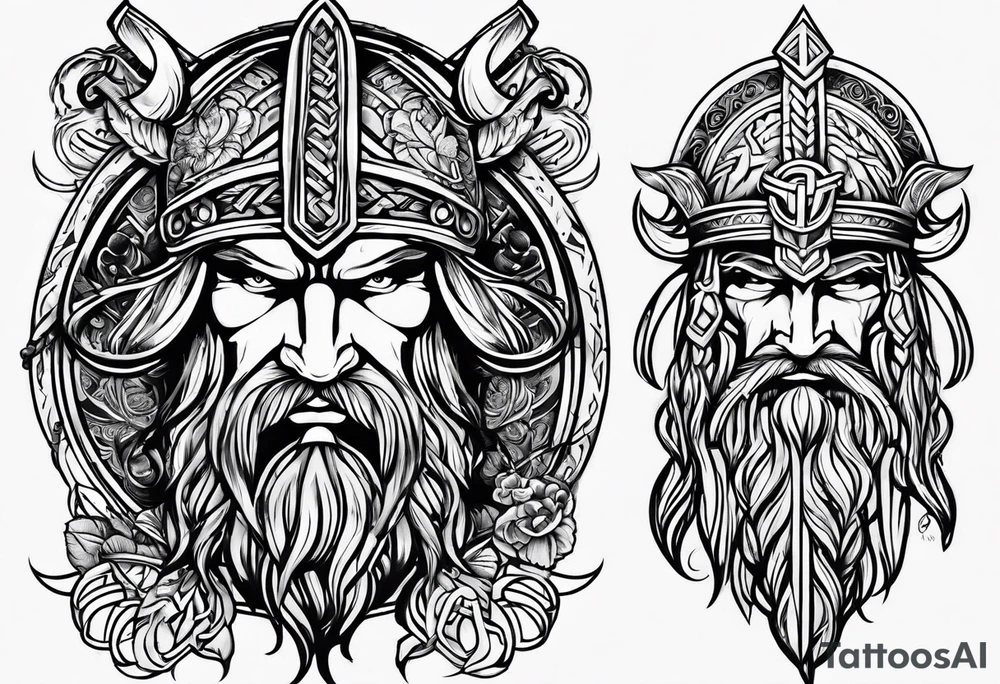vikings symbols tattoo idea