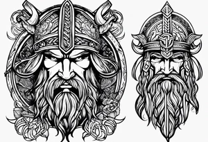 vikings symbols tattoo idea